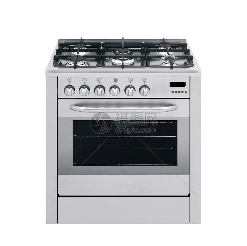 煤气锅炉烤箱白色火炉餐饮烤炉美食金属厨房煤气灶气体图片