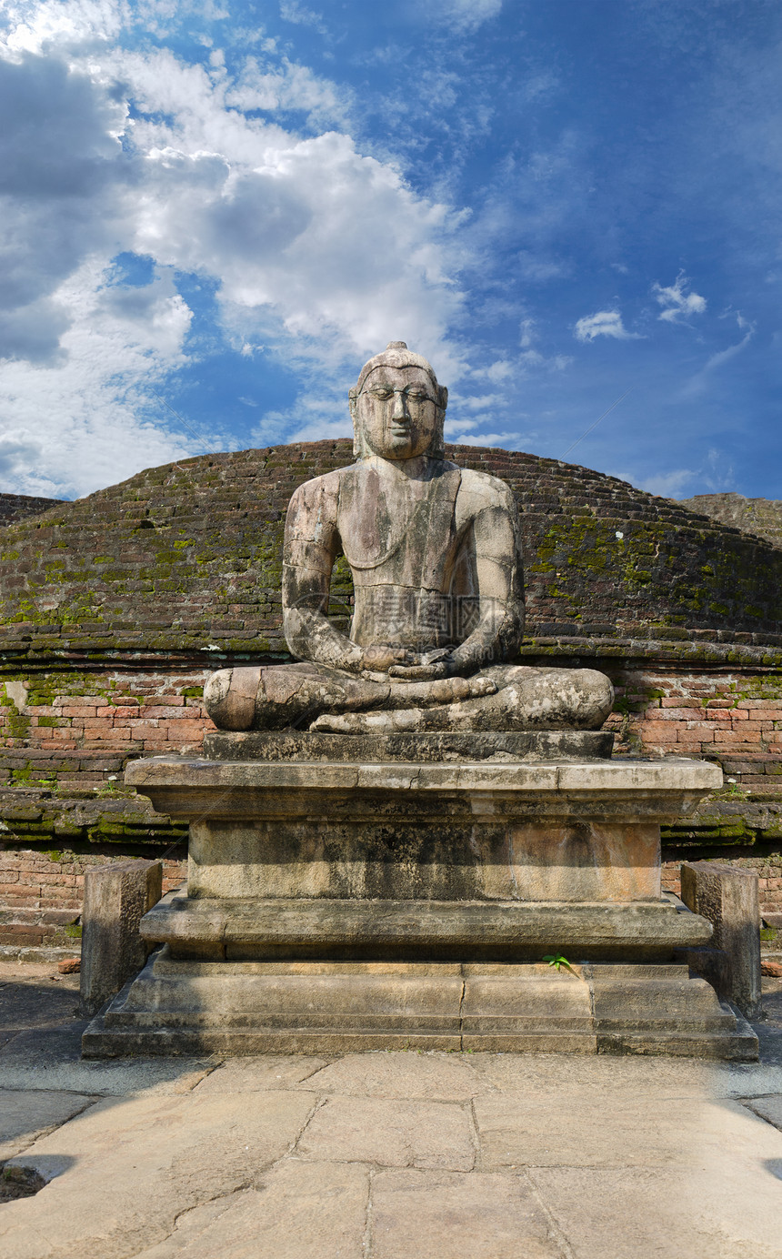 信天翁上的石佛地标增值税宗教沉思雕塑上帝旅行精神纪念碑石头图片