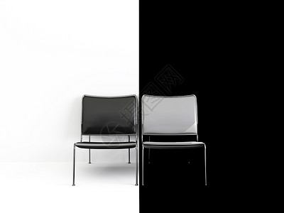黑白椅子背景图片