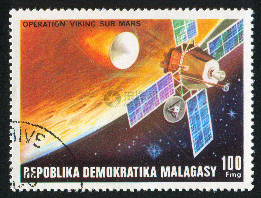 维京着陆海盗明信片星星气氛航班火星历史性探测邮票图片