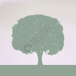 定了调子EPS 8 虚拟树设计插画