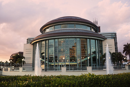 西棕榈滩建筑结构背景图片
