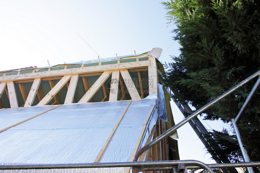 屋顶木架的建筑图案建造技术不动产框架木头木材托梁木工植物财产图片