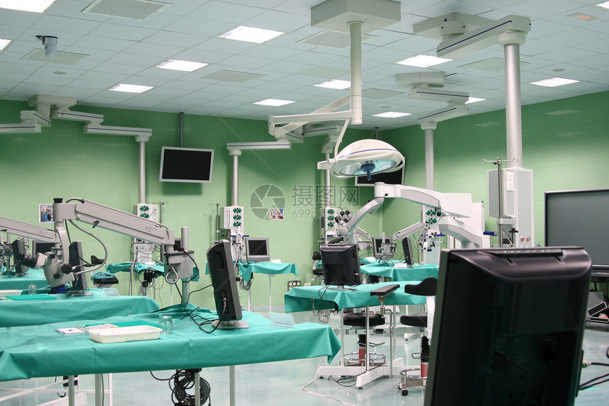 手术室监视外科托盘治疗工作工具卫生服务药品手术图片