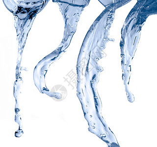 游水白色氯化物蓝色瓶子饮料塑料环境聚合物茶点流动背景图片