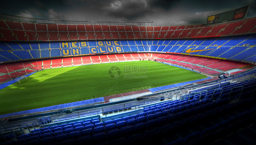 西班牙巴塞罗那努瓦营体育场 西班牙巴塞罗那足球运动体育场沥青图片