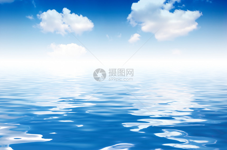 海洋和天空背景翅膀旅行蓝色假期海浪季节波纹海岸线日出天气图片