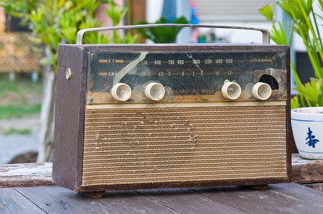 晶体管收音机音乐老的高清图片