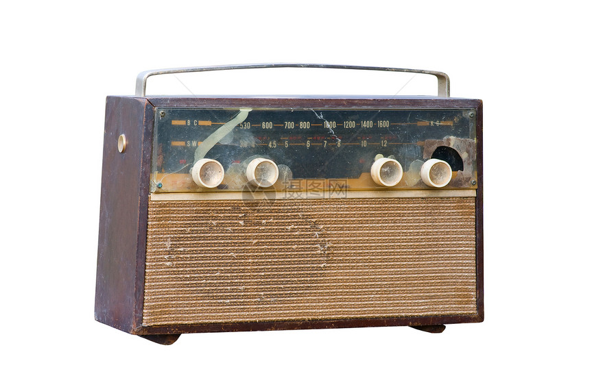 古代传统无线电台娱乐岩石电子产品收音机乡愁调频车站体积频道广播图片