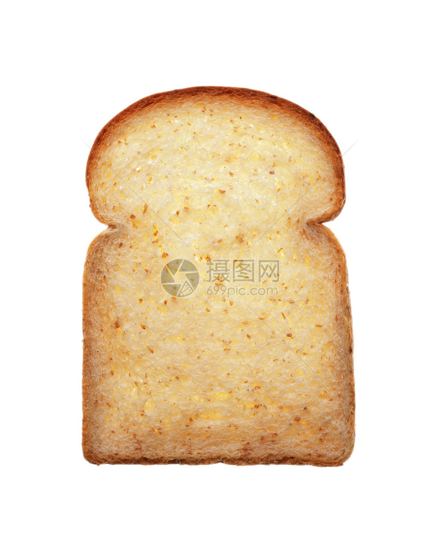 面包切片化合物谷物小吃白色小麦脆皮棕色特写食物早餐图片
