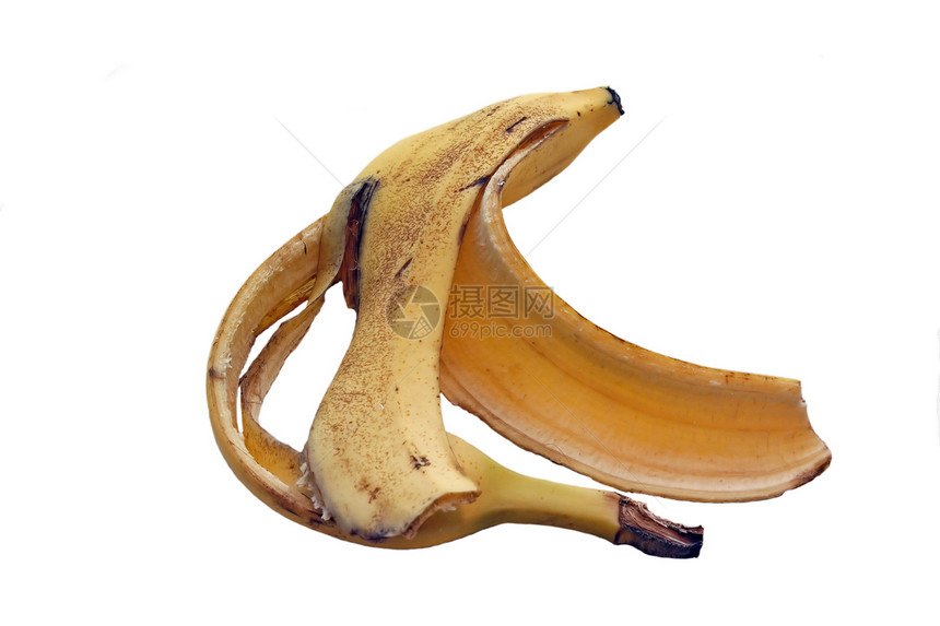 香蕉皮危险白色黄色皮肤水果冒险图片