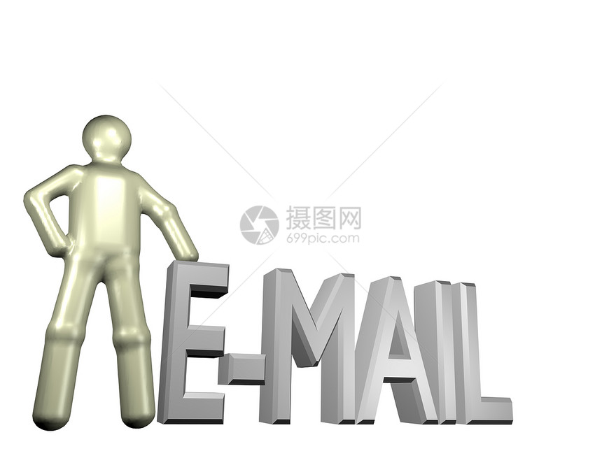 您有邮件插图数字夹子网络邮政报告客户白色电子邮件互联网图片
