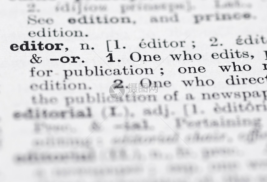 英文词典 编辑定义字典打印写作宏观参考作者工作黑色拼写语言图片