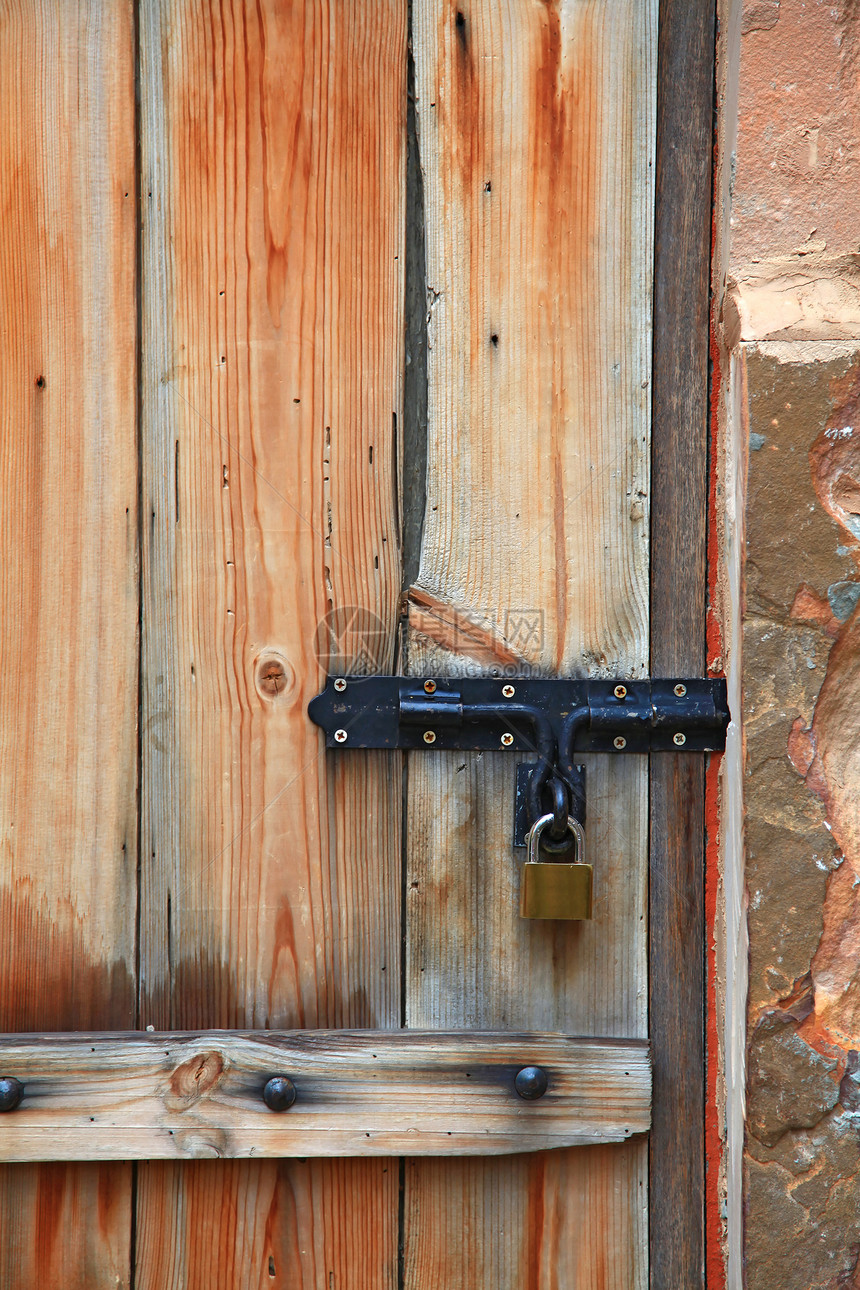 锁门建筑学隐私出口金属房子木头文化安全历史教会图片