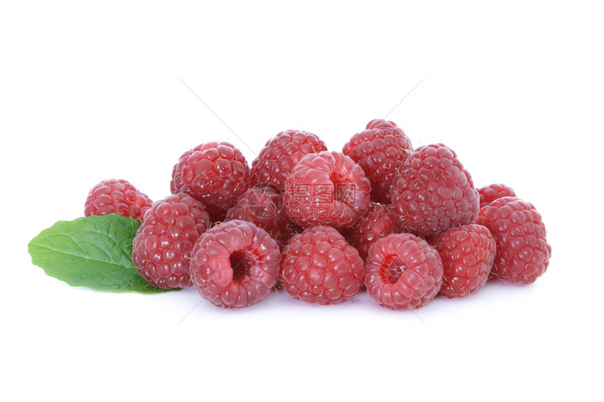 草莓维生素健康白色营养食物水果饮食覆盆子图片