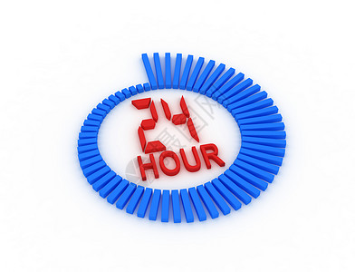每周7天24小时提供支助插图解决方案小时电脑服务顾问指导咨询专家蓝色背景图片