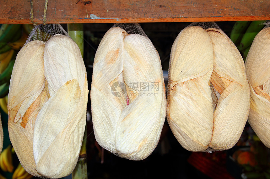 玉米cob叶子托托莫蔬菜杂货店市场产品宏观核心树叶棒子食物耳朵图片