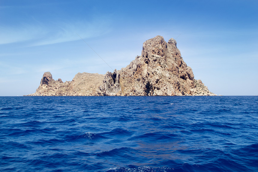 岛 地中海蓝色太阳旅行天空晴天观光小岛波浪假期旅游胰岛图片