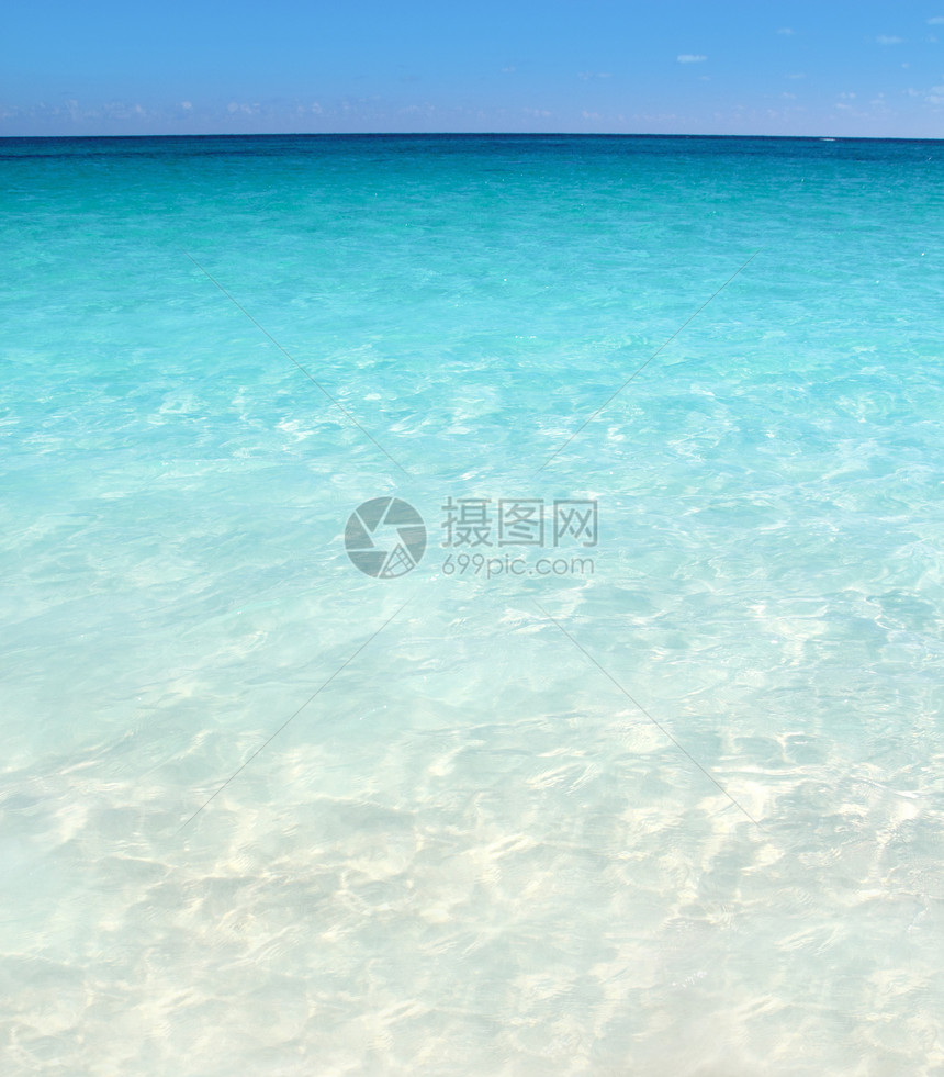 加勒比热带绿绿海滨海滩海浪旅行阳光支撑岛屿海洋地标宏观游泳图片