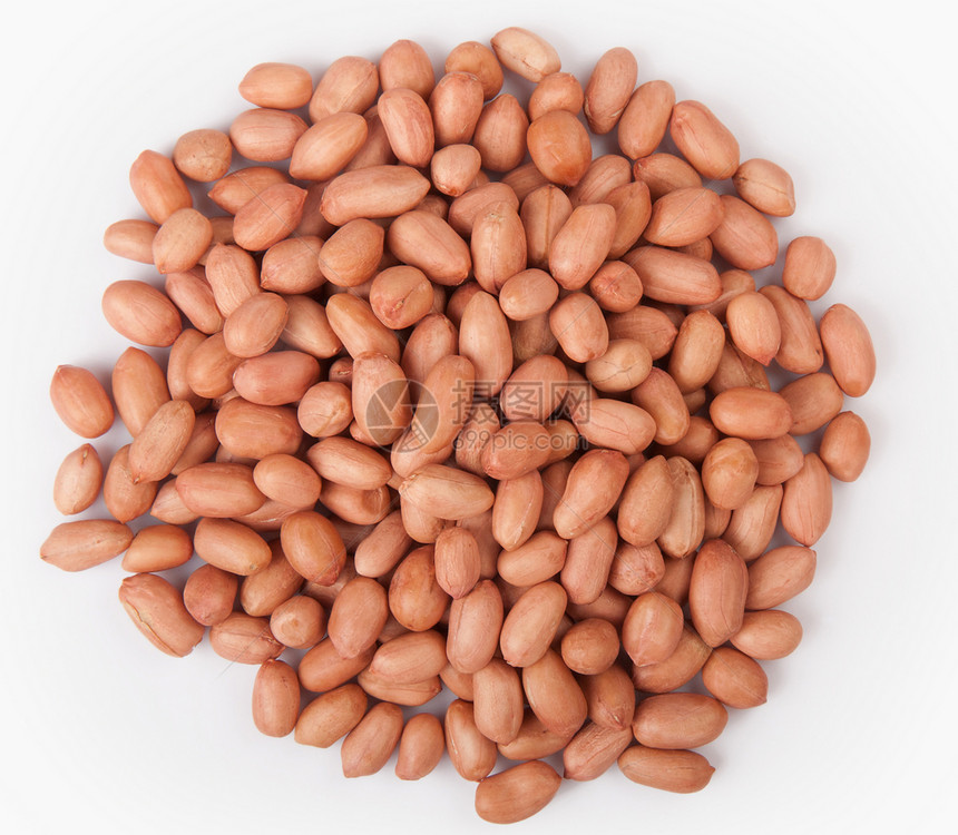 红花生白色棕色水果豆类宏观坚果花生饮食过敏食物图片