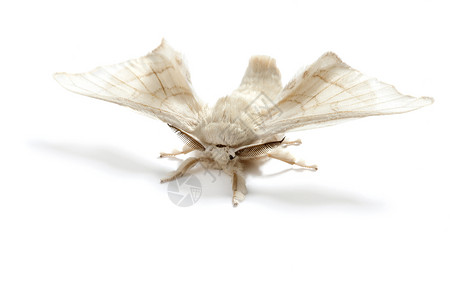 孤立的丝虫丝虫蝴蝶白色养蚕业编织蛴螬牙线织物宏观丝绸加工材料昆虫背景