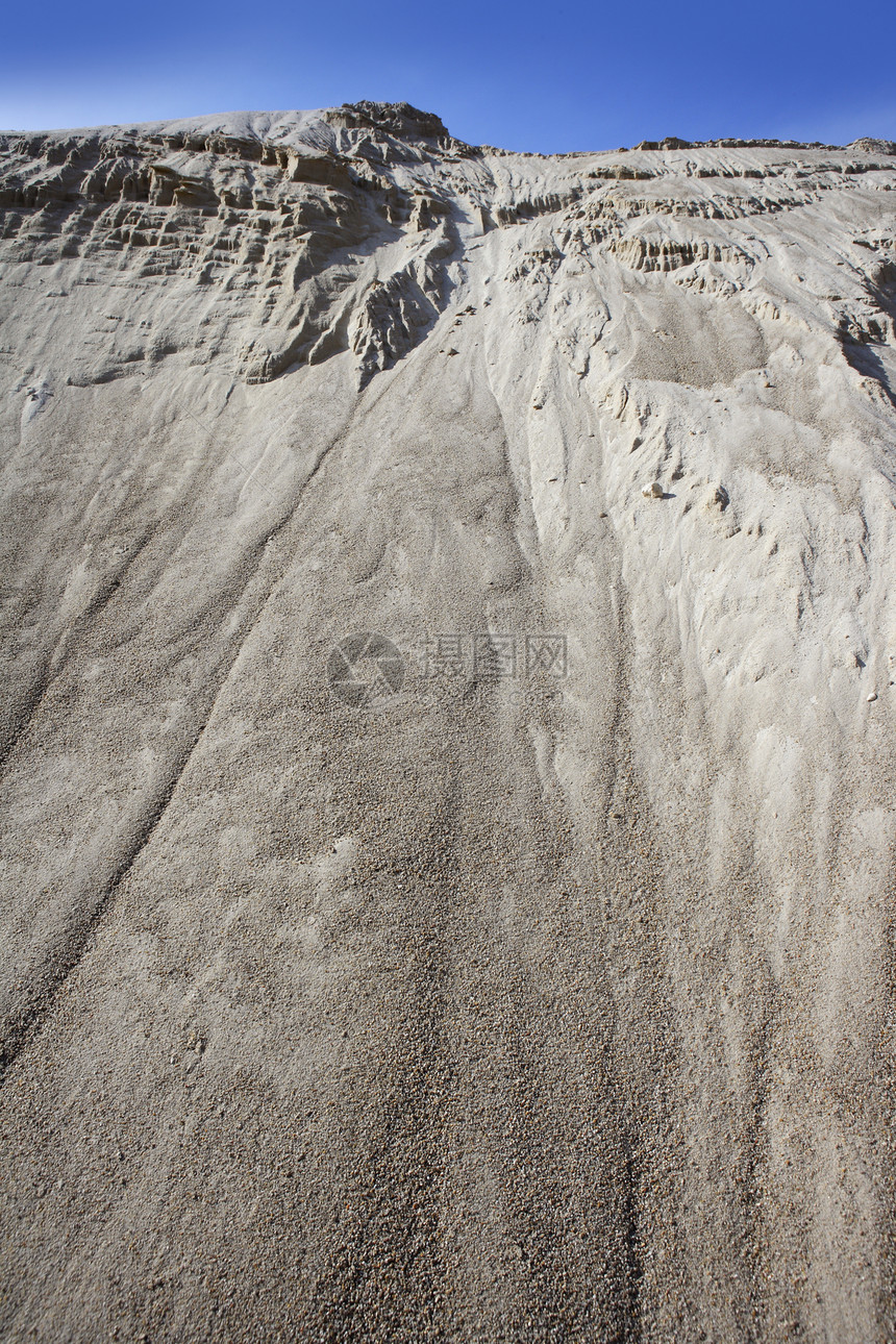 白沙采石丘山远足商业游客沙漠爬坡旅行地质学水泥假期工作图片