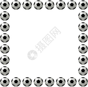 广场足球球或足球框架背景图片