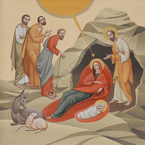 基督教会圣诞节基督女士上帝处女母亲艺术品教会宗教星星壁画背景