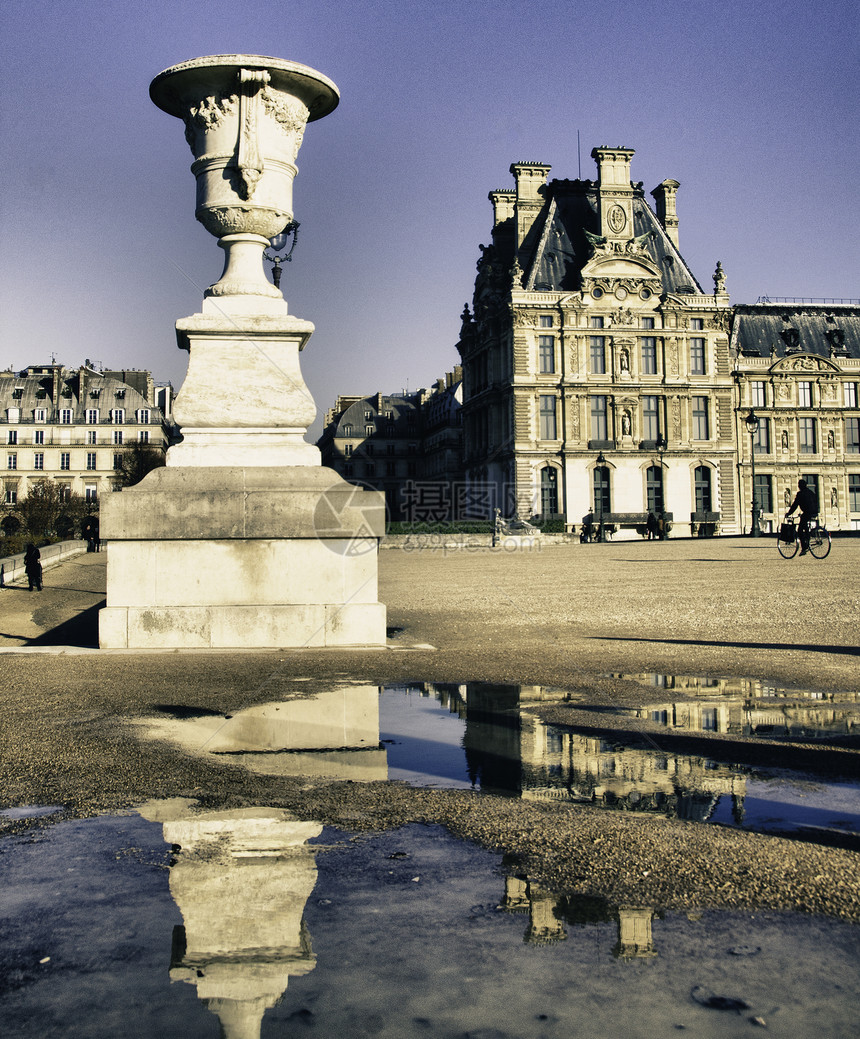 冬季巴黎建筑图Paris商业纪念碑天空建筑街道天线旅游首都建筑物建筑学图片