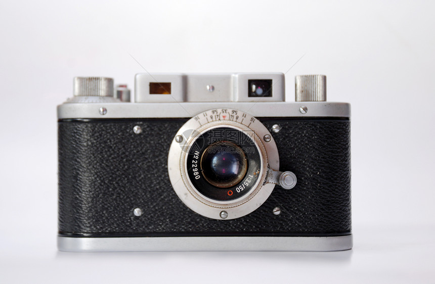 模拟数字照相机皮革工作室风格古董时间光学历史摄影金属复古图片