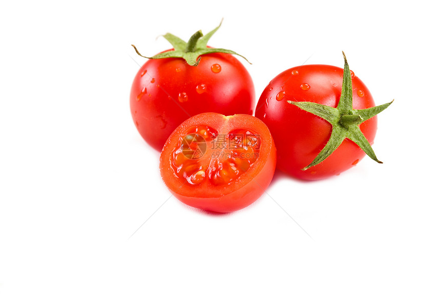 番茄蔬菜照片宏观食物香菜白色西红柿沙拉活力红色图片