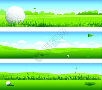 绿色课程高尔夫背景旗帜绿色球座高尔夫球课程驾驶推杆流动比赛运动设计图片