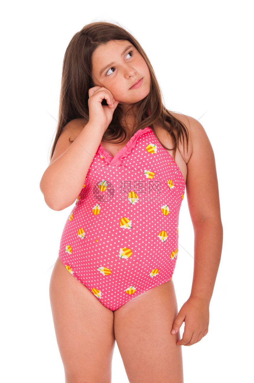 穿泳衣的女孩微笑游泳女性运动喜悦水池闲暇冒充泳装快乐图片
