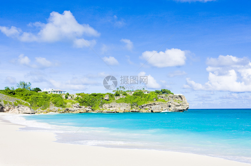 巴巴多斯 加勒比和巴巴多斯福湾海岸假期海景风景岩石旅行热带位置孤独支撑图片