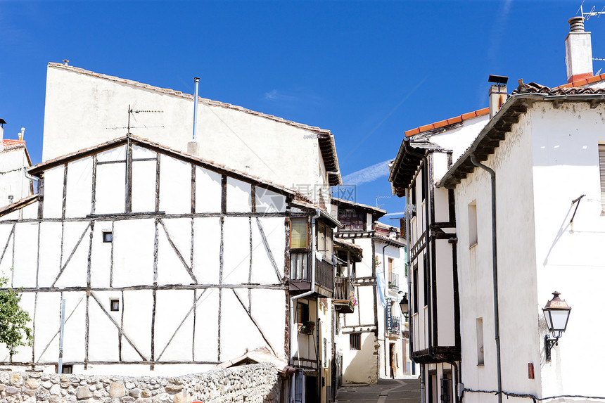 科瓦鲁比亚斯 卡斯蒂利亚和西班牙里昂建筑旅行房子结构街道建筑学世界外观房屋位置图片