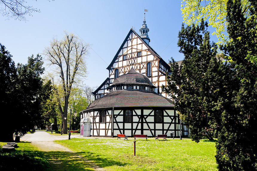 波兰西里西亚Swidnica的木制教堂木结构位置外观教会旅行建筑学建筑世界遗产结构景点图片