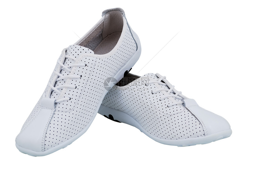 妇女运动鞋白色鞋类脚趾竞赛衣服脚跟鞋带工作服蕾丝橡皮图片
