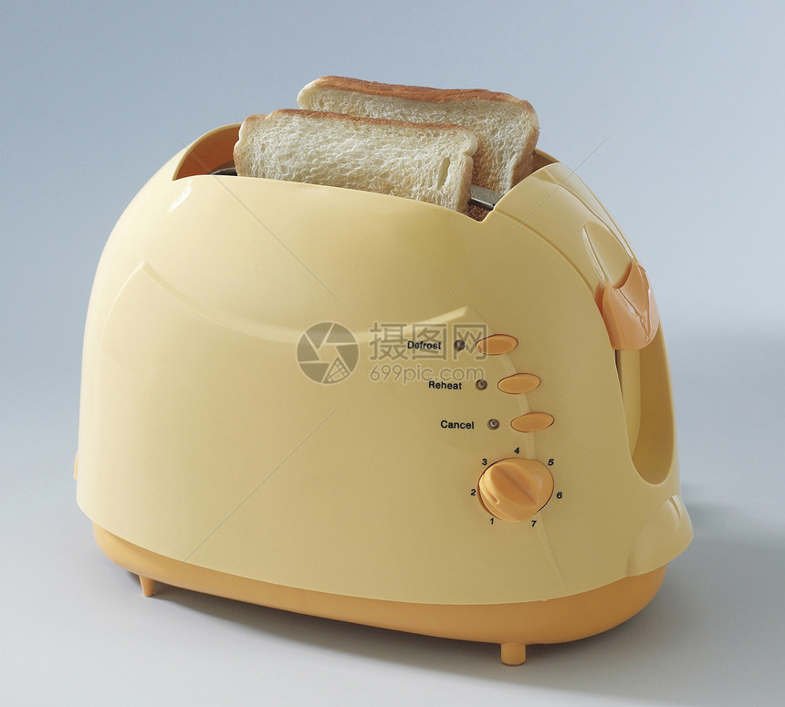 举吐司式烤面包机节食厨房面包饮食辅助纯色烹调器干杯塑料配饰图片