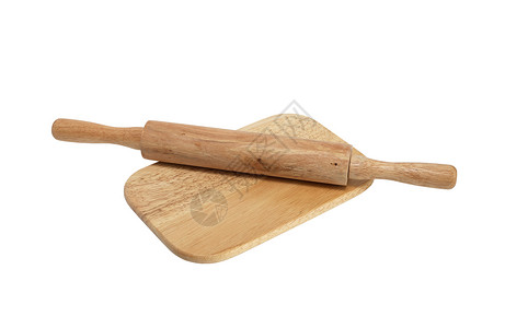滚平烹饪工具用具饮食工作砧板木头厨房家庭背景图片