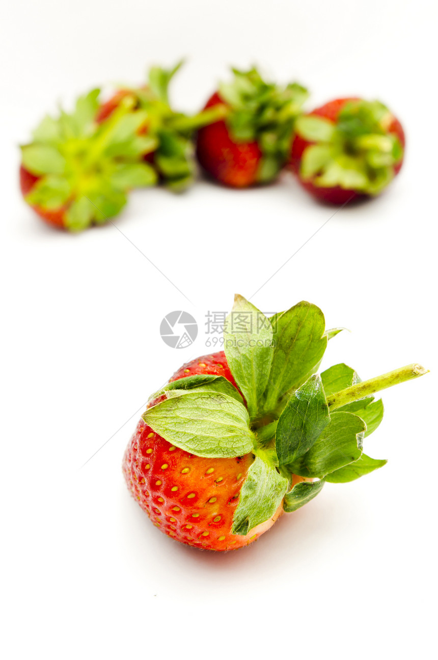 孤立的草莓竞争诱惑热情宏观概念食物事项注意注意力水果图片