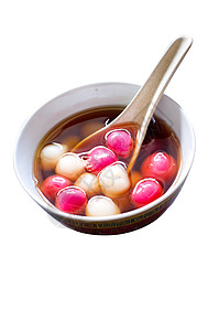 普食性大米球甜点美味活动美食庆祝食物背景图片