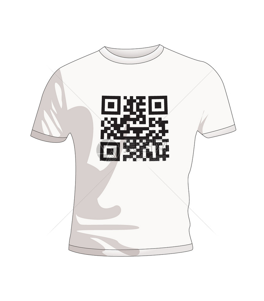 TShirt Qr 代码图片