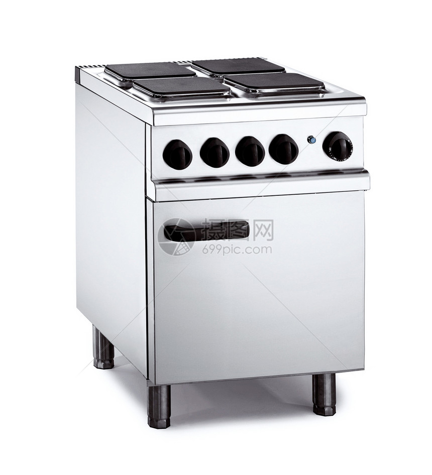 白色背景上的锅炉戒指烤箱用具格栅餐饮搪瓷气体灶台厨房美食图片