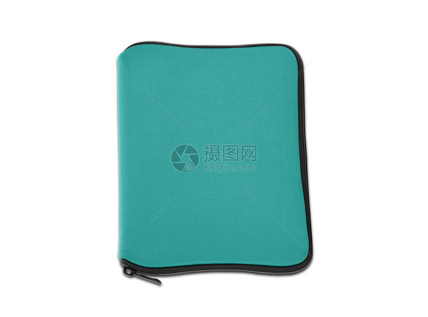 用于隔离膝上型电脑的绿色袋公文包橙子手提箱帆布笔记本案件商业行李织物白色图片