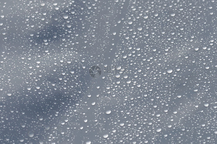 塑料纹理上的雨滴图片