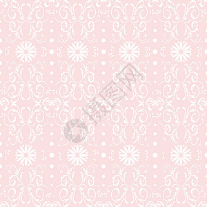 无缝花纹蝴蝶星星创造力插图条纹装饰粉色墙纸绘画背景图片
