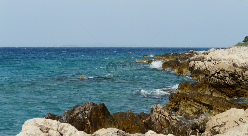 岩石海岸边缘基岸海洋图片