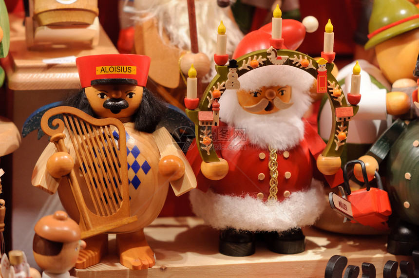 德国纽伦堡圣诞市场 的核糖饼干罐旅行装饰观光游客旅游图片