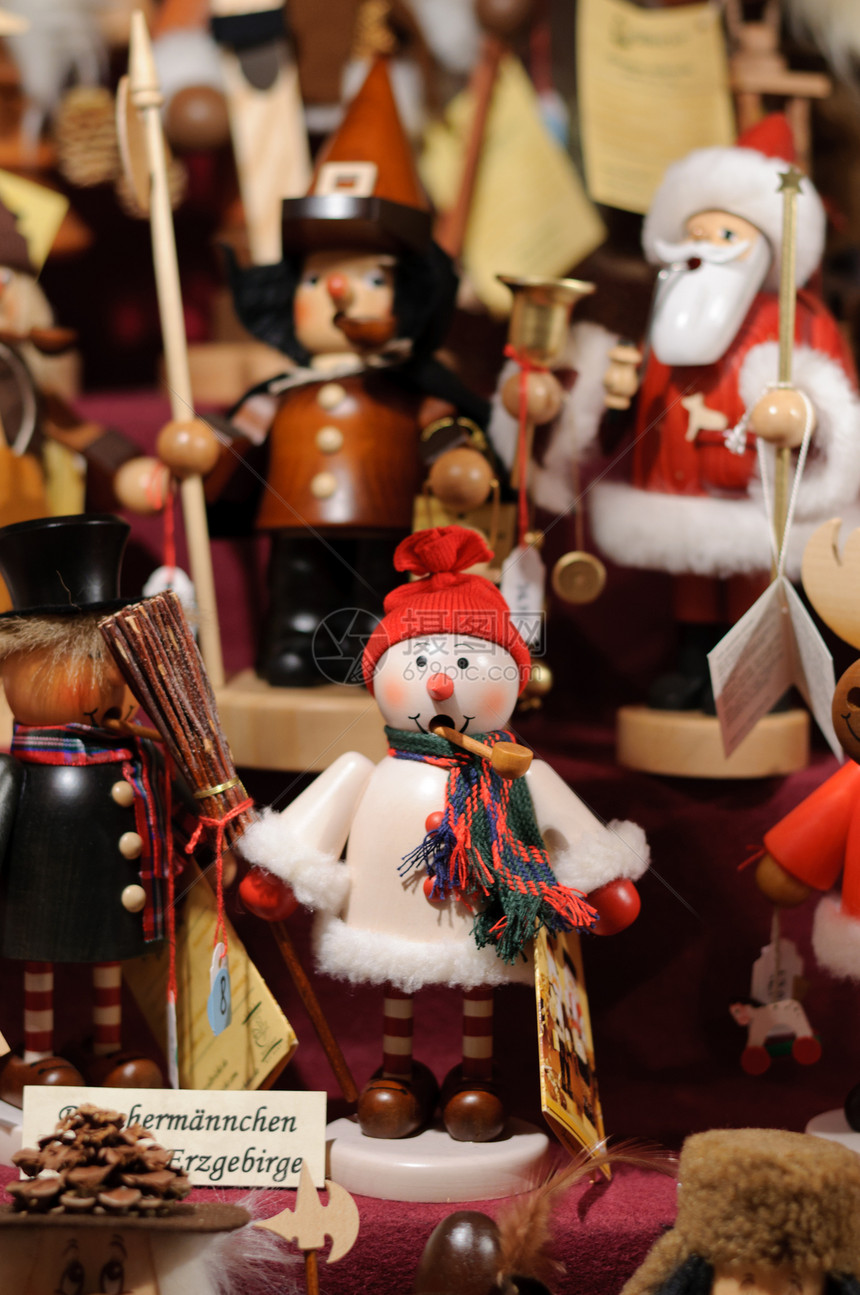 德国纽伦堡圣诞市场 的核糖饼干罐观光游客装饰旅游旅行图片