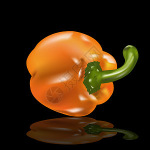 甜辣椒蔬菜食物胡椒白色黄色绿色背景图片